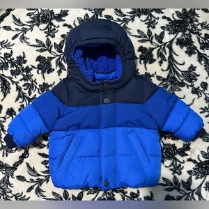Baby Gap Unisex Blue Puffer Jacket